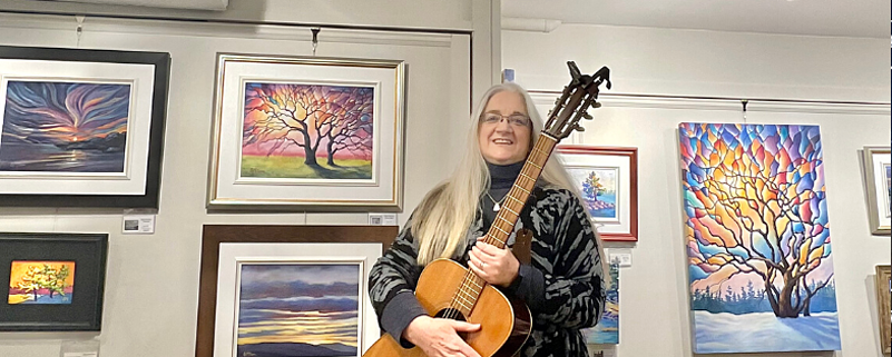 Eileen in her gallery